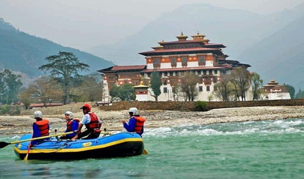 Rafting in Bhutan