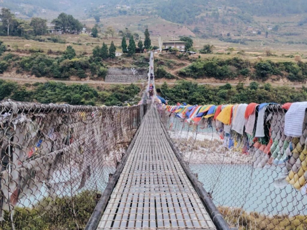 Punakha, Suspension Bridge