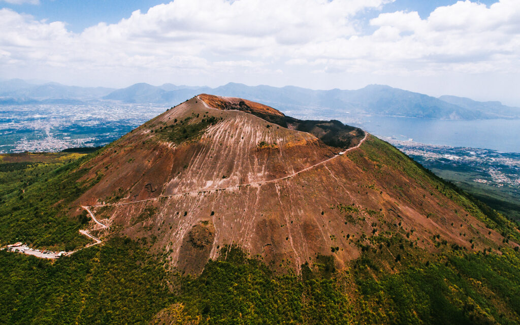 Mount Vesuvius in Italy